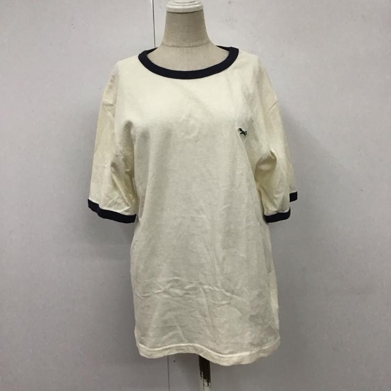 ハロータウンストアーズ HARROWTOWNSTORES Tシャツ 半袖 半袖カットソー クルーネックカットソー プリントTシャツ FREE ロゴ、文字 オフホワイト / オフホワイト / レディース USED 古着 中古 10115923