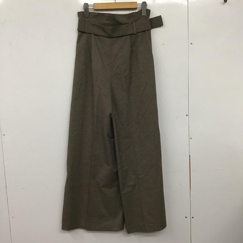 ムルーア MURUA パンツ スラックス 012050701401 ピンタックワイドパンツ M チェック マルチカラー / マルチカラー / レディース USED 古着 中古 10137828