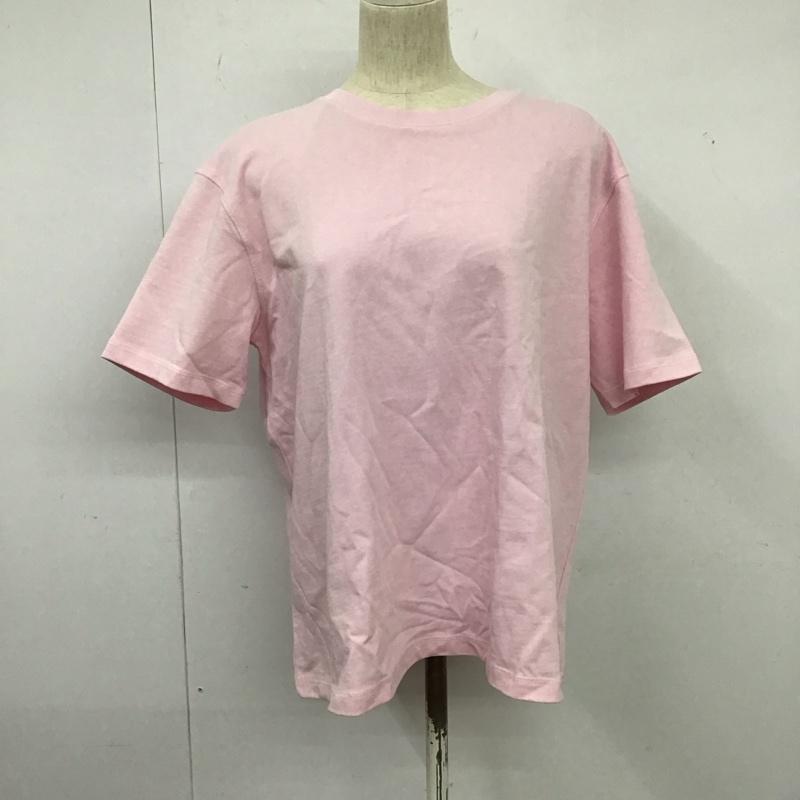 ザラ ZARA Tシャツ 半袖 3253 323 621 ヘビーコットンT クルーネック タグ付き L 無地 桃 / ピンク / レディース USED 古着 中古 10126070