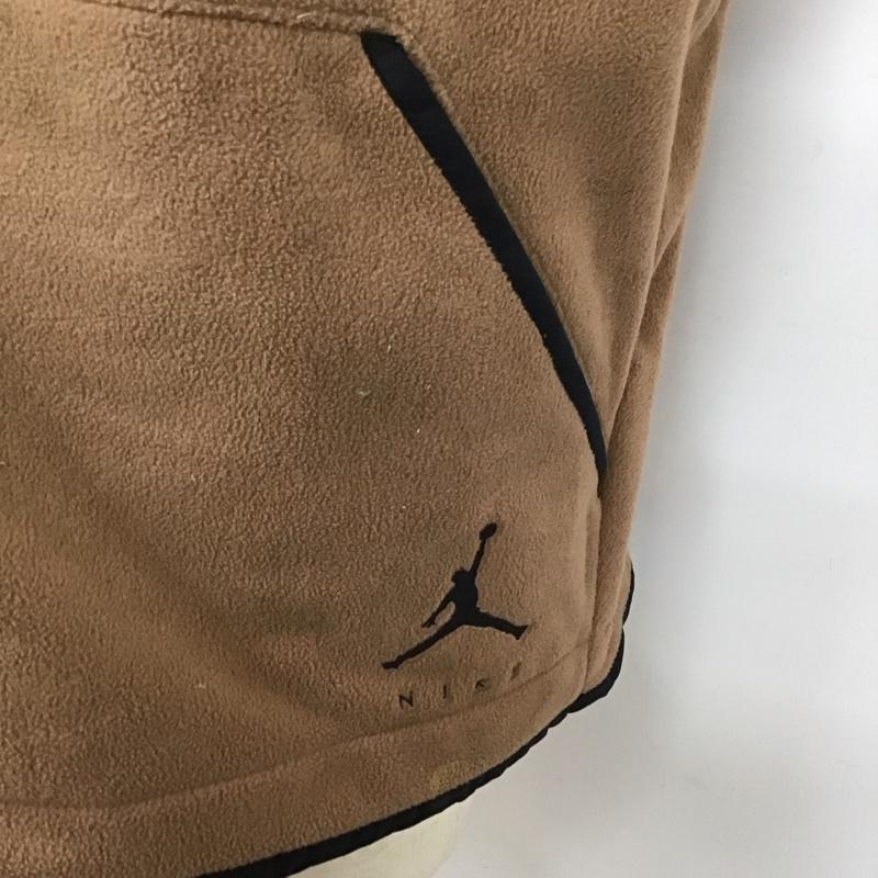 エアジョーダン AIR JORDAN ベスト ベスト ジップアップベスト ノースリーブカットソー スポーツウェア XL ロゴ、文字 黒 / ブラック / X 茶 / ブラウン / メンズ USED 古着 中古 10113653