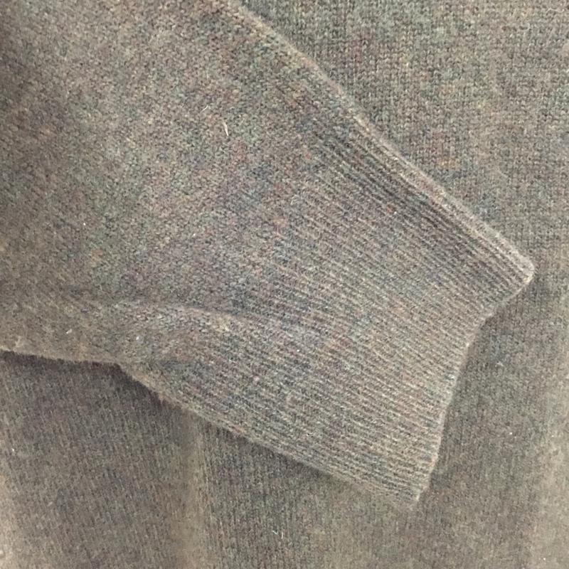 ザラ ZARA ニット、セーター 長袖 0693 404 500 クルーネック XL 無地 カーキ / カーキ / メンズ USED 古着 中古 10107032