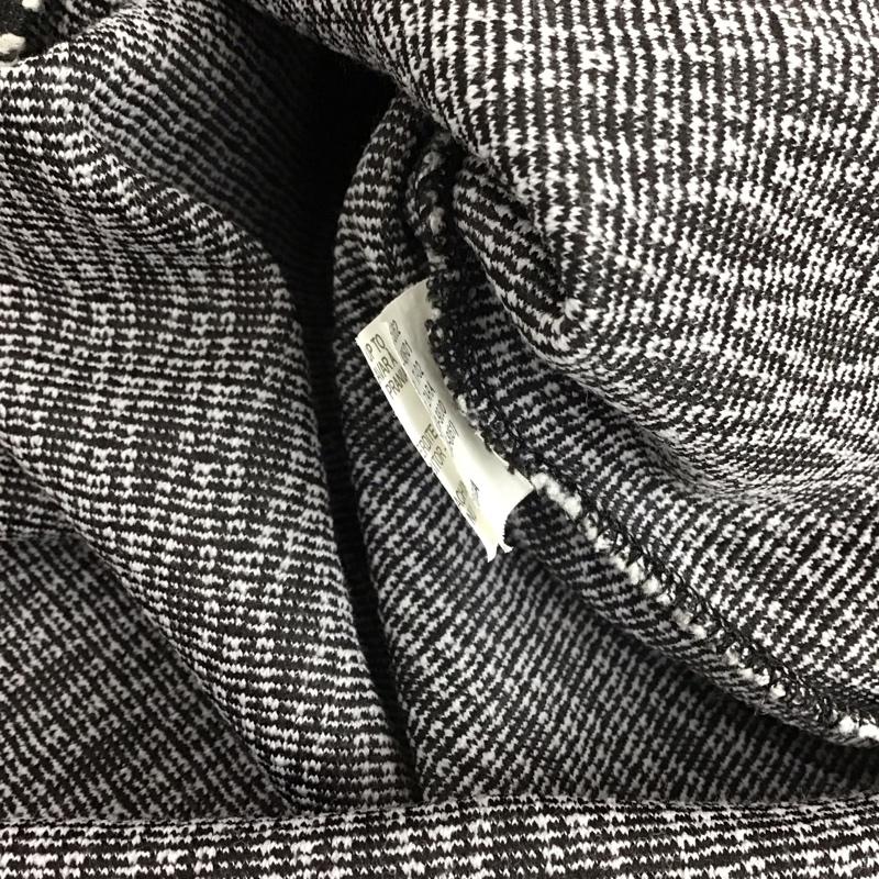 ザラ ZARA セットアップ セットアップ 半袖 スカート M 総柄 黒 / ブラック / X 白 / ホワイト / レディース USED 古着 中古 10123059