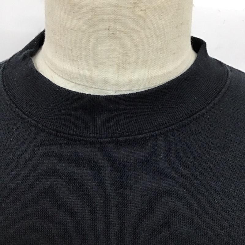 リーバイス Levi s トレーナー 長袖 長袖トレーナー スウェット クルーネック リブスウェットカットソー プリント 黒 / ブラック /  メンズ USED 古着 中古 10116619