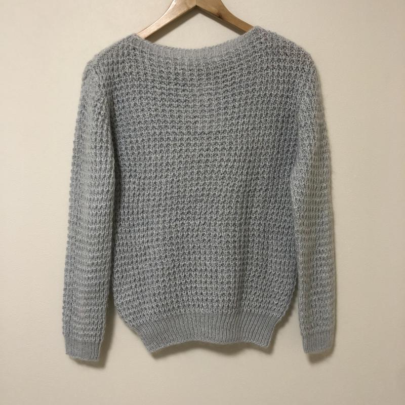 アナイ ANAYI ニット、セーター 長袖 38 無地 青 / ブルー / レディース USED 古着 中古 10011202