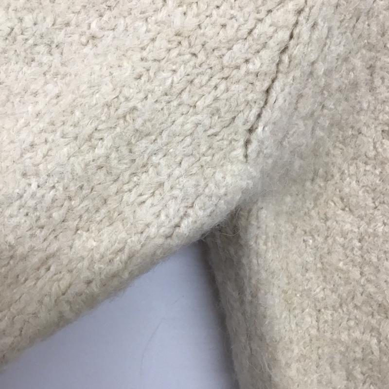 ザラ ZARA ニット、セーター 長袖 9598/125/712 ふわもこニット S 無地 ベージュ / ベージュ / レディース USED 古着 中古 10132856