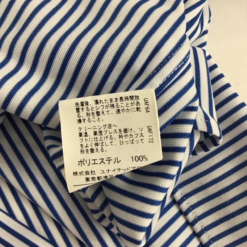 グリーンレーベルリラクシング green label relaxing シャツ、ブラウス 半袖 半袖シャツ ストライプシャツ カラーシャツ ストライプ 白 / ホワイト / X 青 / ブルー / メンズ USED 古着 中古 10130008