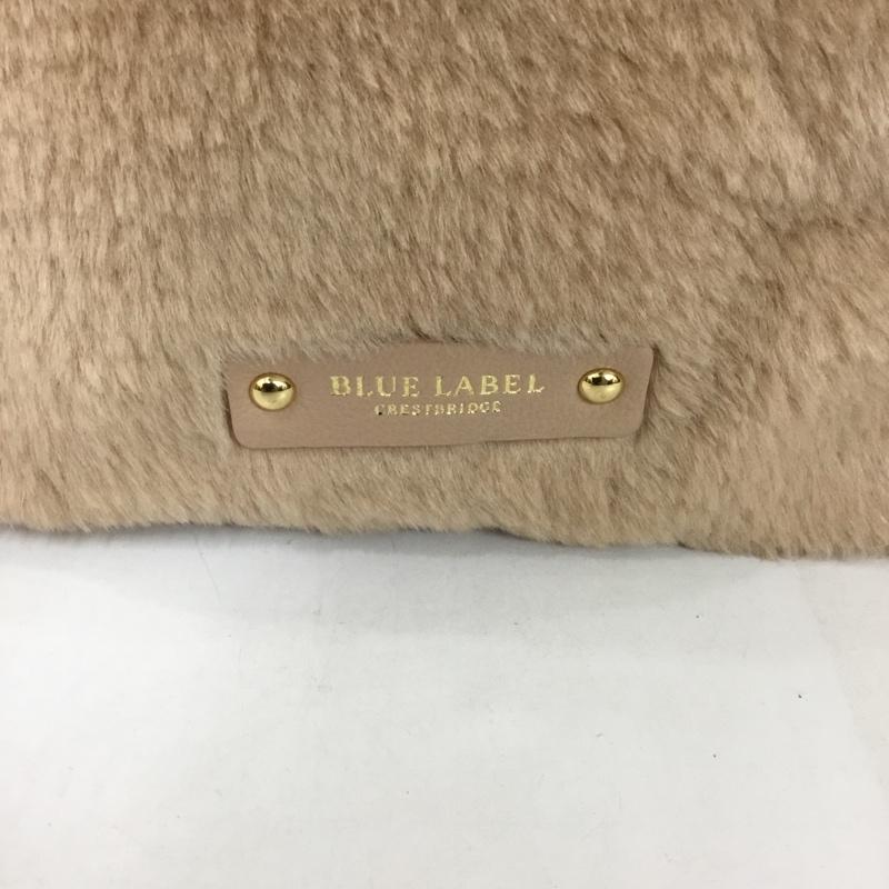 ブルーレーベル・クレストブリッジ BLUE LABEL CRESTBRIDGE トートバッグ トートバッグ フェイクファー ロゴ、文字 ベージュ / ベージュ / レディース USED 古着 中古 10124286