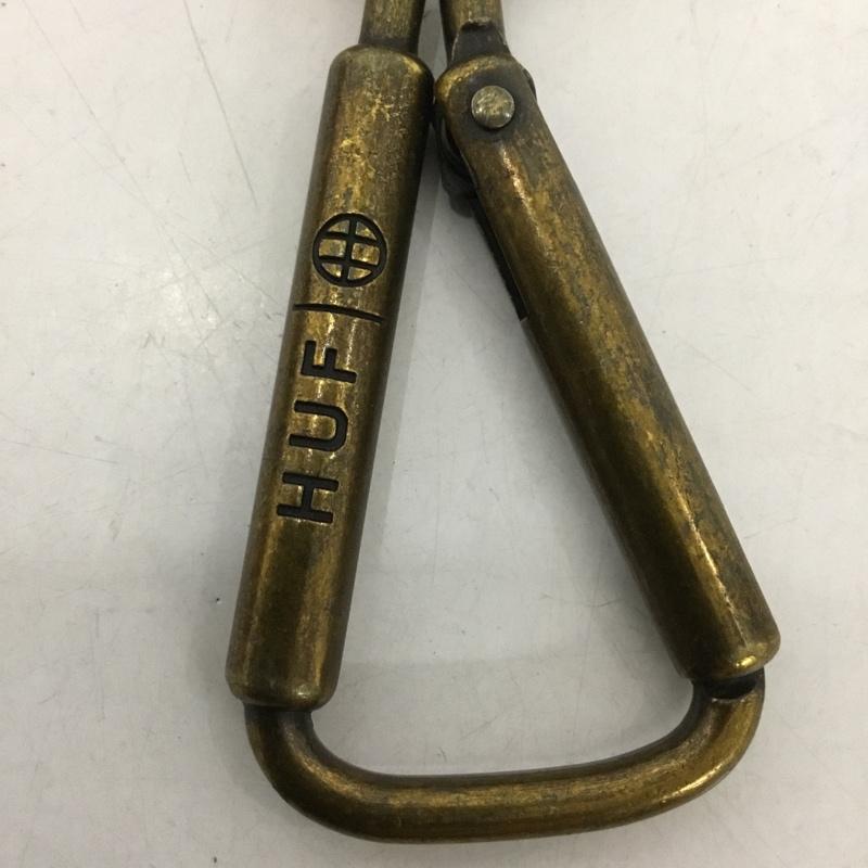 ハフ HUF キーホルダー キーホルダー BOTTLE OPENER CARABINER 栓抜き型 カラビナ ロゴ、文字 金 / ゴールド / メンズ USED 古着 中古 10131204