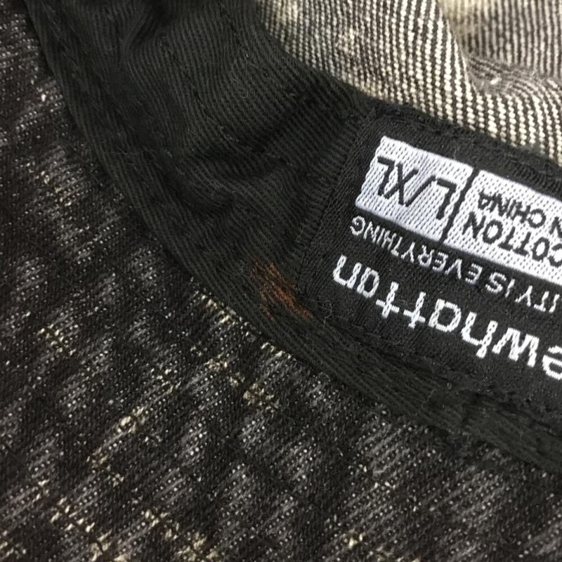 ニューハッタン newhattan 帽子 ハット バケットハット バケハ 無地 黒 / ブラック / メンズ USED 古着 中古 10133095