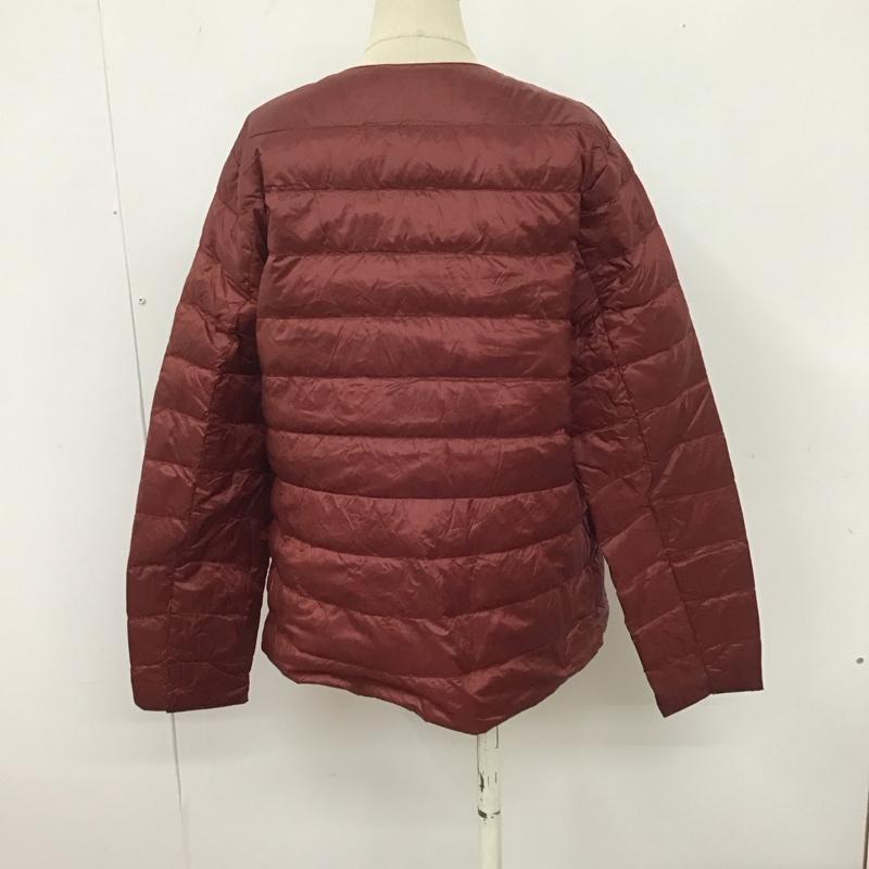 ユニクロ UNIQLO ジャケット、上着 ジャケット、ブレザー 211-409116 ダウンジャケット アウター カジュアルジャケット XL 無地 えんじ / ワインレッド / レディース USED 古着 中古 10109011
