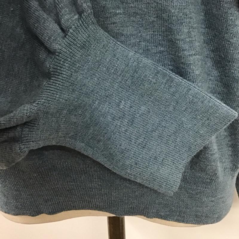 ローリーズファーム LOWRYS FARM ニット、セーター 長袖 LF621282AD 肩フリル FREE 無地 青 / ブルー /  レディース USED 古着 中古 10110969