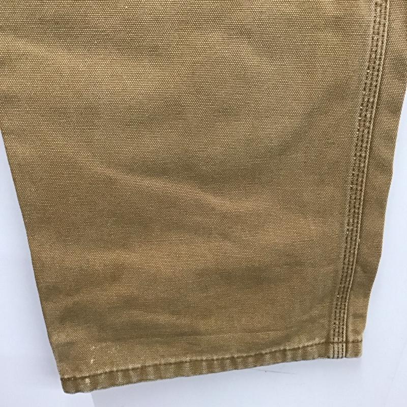 ディッキーズ Dickies パンツ ワークパンツ、ペインターパンツ 607645025674 ダックペインターパンツ 34×32 34 ワンポイント 茶 / ブラウン /  メンズ USED 古着 中古 10122628