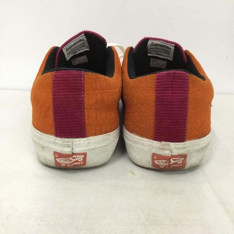 バンズ VANS スニーカー スニーカー 721454 ローカット 28cm Supreme CROC SUEDE 28.0cm ロゴ、文字 橙 / オレンジ / X マゼンタ / マゼンタ / メンズ USED 古着 中古 10139217