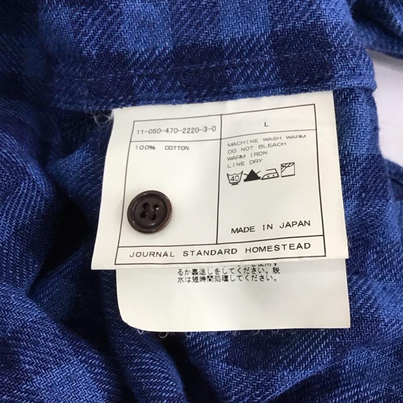 ジャーナルスタンダード JOURNAL STANDARD シャツ、ブラウス 長袖 JS Homestead 11-050-470-2220-3-0 L チェック マルチカラー / マルチカラー / メンズ USED 古着 中古 10117132