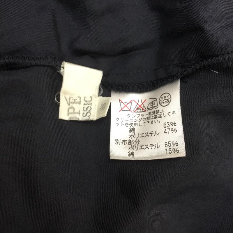 ロペ ROPE' ワンピース ミニスカート 36 無地 紺 / ネイビー / X 銀 / シルバー / レディース USED 古着 中古 10000007