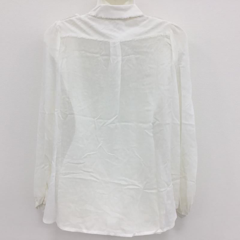 カリアング KariAng シャツ、ブラウス 長袖 S 無地 白 / ホワイト / レディース USED 古着 中古 10000018