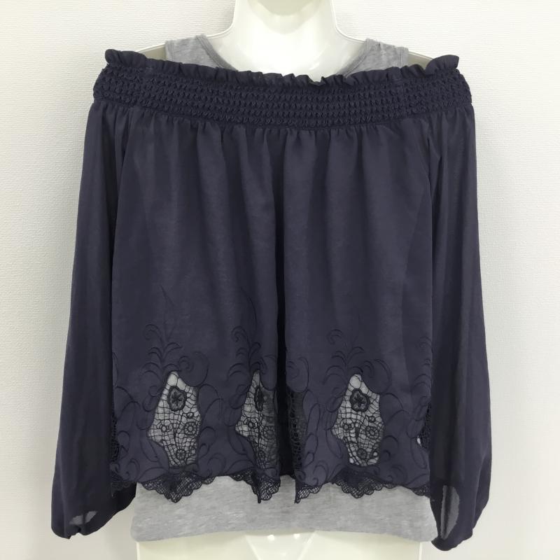 ココ ディール COCO DEAL カットソー 長袖 2 無地 紫 / パープル / レディース USED 古着 中古 10000052