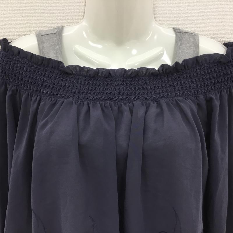 ココ ディール COCO DEAL カットソー 長袖 2 無地 紫 / パープル / レディース USED 古着 中古 10000052