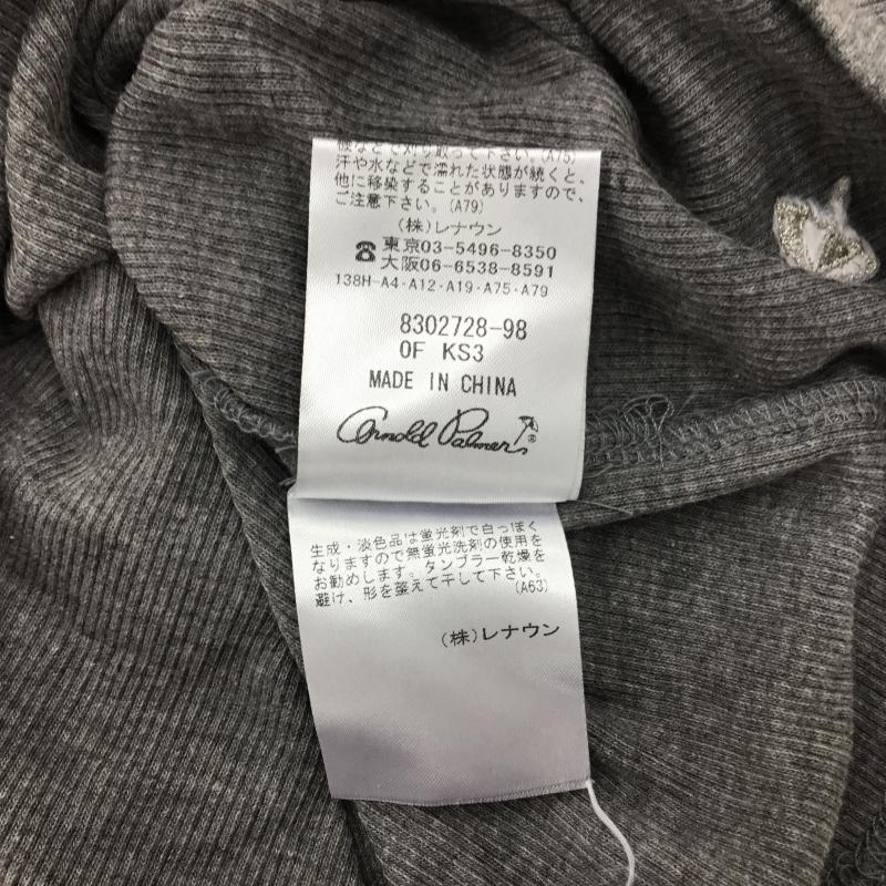アーノルドパーマー Arnold Palmer Tシャツ 長袖 1 無地 灰 / グレー / レディース USED 古着 中古 10000062