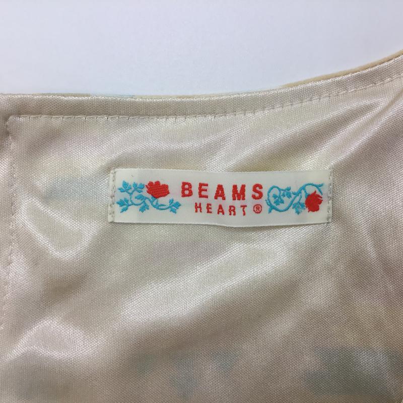 ビームス ハート BEAMS HEART ワンピース ミニスカート FREE 総柄 ベージュ / ベージュ / レディース USED 古着 中古 10000105