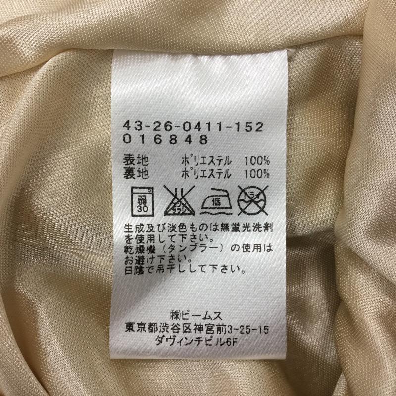 ビームス ハート BEAMS HEART ワンピース ミニスカート FREE 総柄 ベージュ / ベージュ / レディース USED 古着 中古 10000105