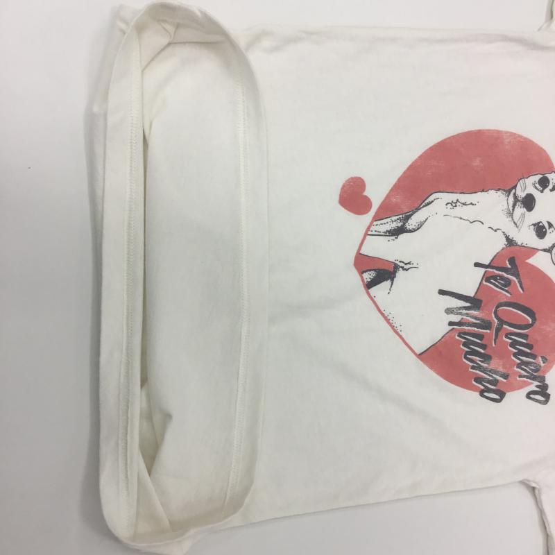 ジャンクフード JUNK FOOD Tシャツ 半袖 M プリント X キャラクター ベージュ / ベージュ / レディース USED 古着 中古 10000127