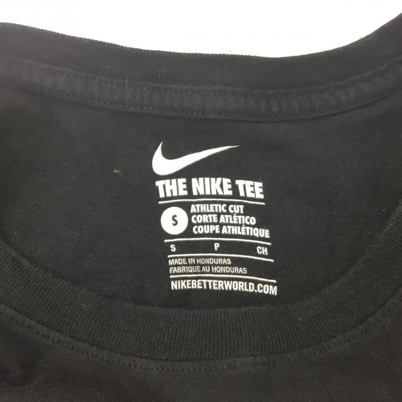 ナイキ NIKE Tシャツ 半袖 S プリント X ロゴ、文字 黒 / ブラック / メンズ USED 古着 中古 10000134