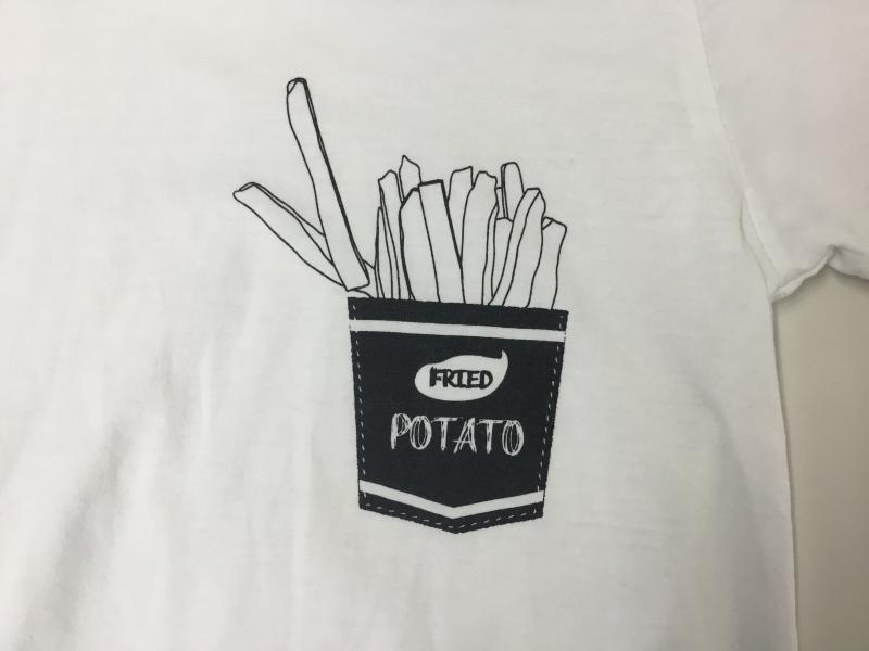 チャオパニック CIAOPANIC Tシャツ 半袖 プリント X ロゴ、文字 白 / ホワイト / レディース USED 古着 中古 10000158