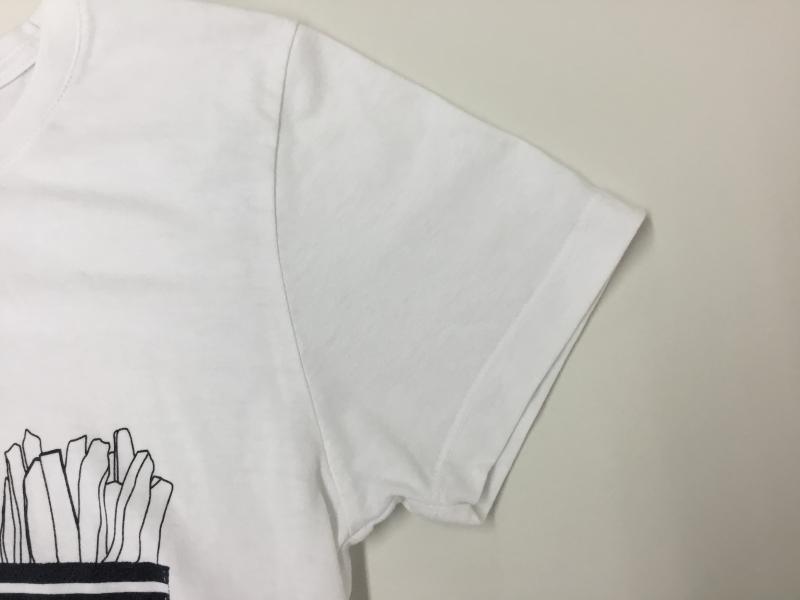 チャオパニック CIAOPANIC Tシャツ 半袖 プリント X ロゴ、文字 白 / ホワイト / レディース USED 古着 中古 10000158