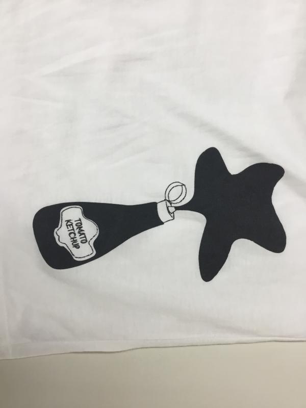 チャオパニック CIAOPANIC Tシャツ 半袖 プリント X ロゴ、文字 白 / ホワイト / レディース USED 古着 中古 10000158