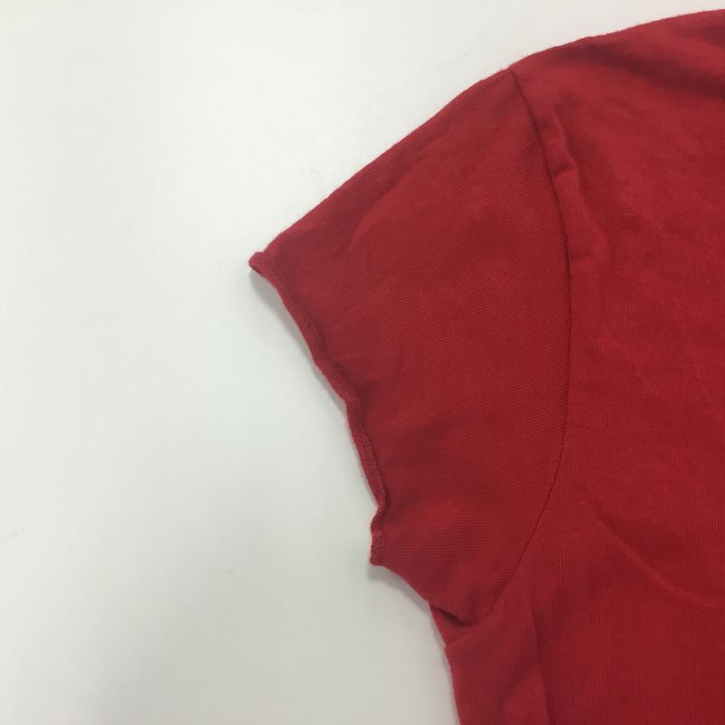 ノーティカ NAUTICA Tシャツ 半袖 S ロゴ、文字 赤 / レッド / X 白 / ホワイト / レディース USED 古着 中古 10000172