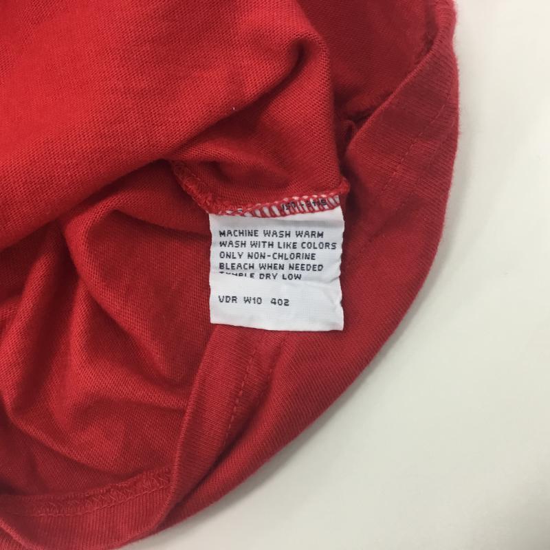 ノーティカ NAUTICA Tシャツ 半袖 S ロゴ、文字 赤 / レッド / X 白 / ホワイト / レディース USED 古着 中古 10000172