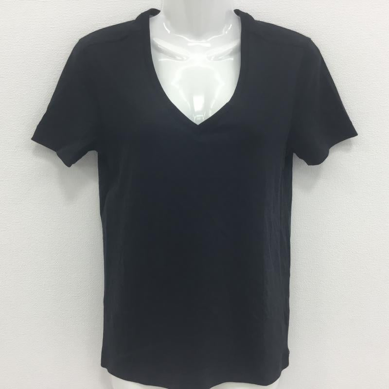バナナリパブリック BANANA REPUBLIC Tシャツ 半袖 S 無地 黒 / ブラック / レディース USED 古着 中古 10000180