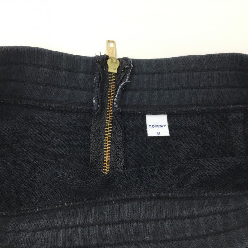 トミー TOMMY スカート ひざ丈スカート M ロゴ、文字 黒 / ブラック / レディース USED 古着 中古 10000231