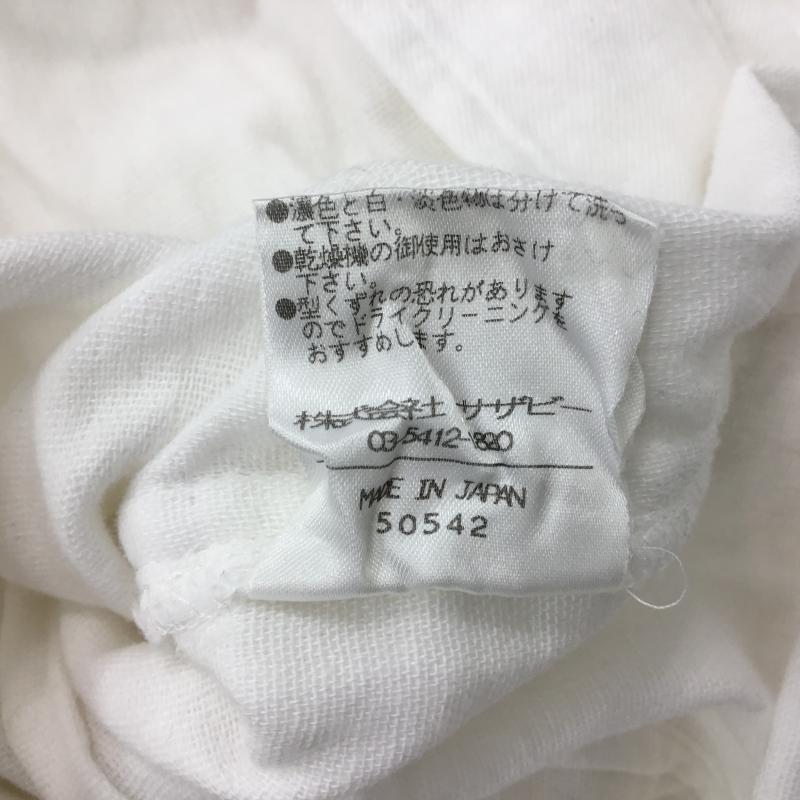 エクス AIX ワンピース ひざ丈スカート M 無地 白 / ホワイト / レディース USED 古着 中古 10000278