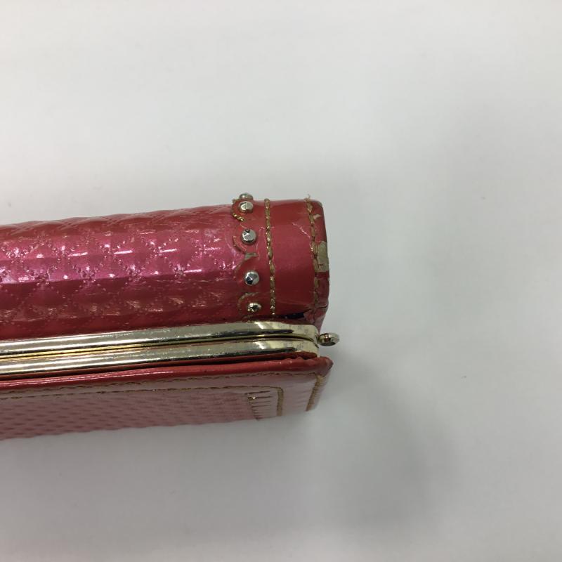 アナスイ ANNASUI 財布 長財布 ロゴ、文字 桃 / ピンク / レディース USED 古着 中古 10000342