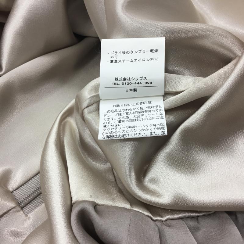 シップスリトルブラック ships little black ワンピース ひざ丈スカート 無地 灰 / グレー / レディース USED 古着 中古 10000407