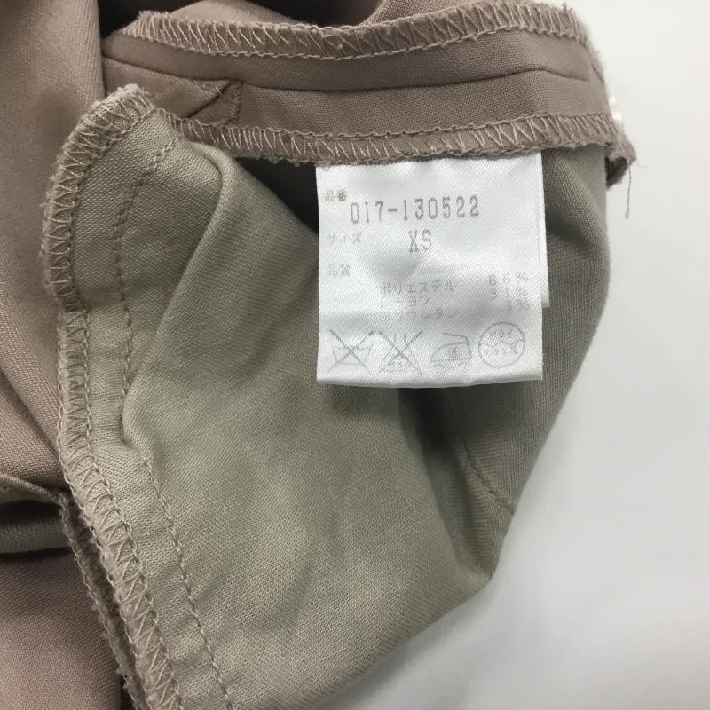 ナチュラルビューティーベーシック NATURAL BEAUTY BASIC パンツ サルエルパンツ XS 無地 ベージュ / ベージュ / レディース USED 古着 中古 10000432