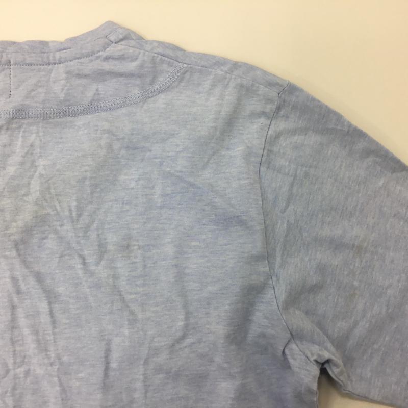 タケオキクチ TAKEO KIKUCHI カットソー 長袖 2 無地 青 / ブルー / メンズ USED 古着 中古 10000442