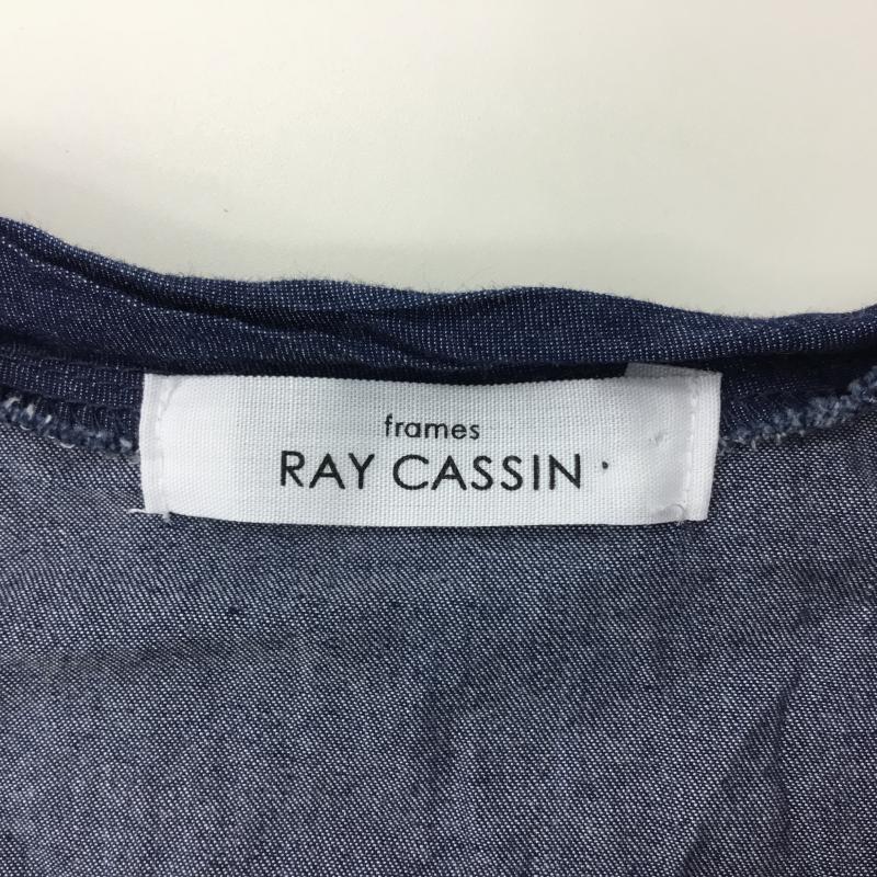 レイカズン Ray Cassin トップス トップス デニム シャンブレー カットソー M 無地 インディゴ / インディゴ / レディース USED 古着 中古 10000453
