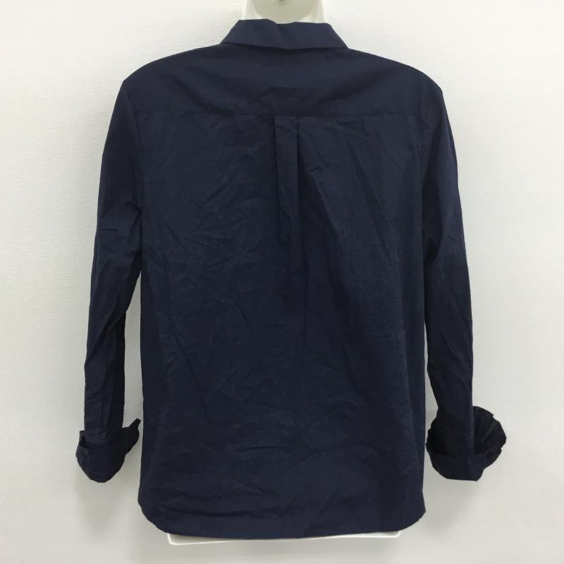 アズールバイマウジー AZUL BY MOUSSY シャツ、ブラウス 長袖 M 無地 紺 / ネイビー / レディース USED 古着 中古 10000459