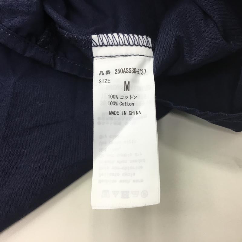 アズールバイマウジー AZUL BY MOUSSY シャツ、ブラウス 長袖 M 無地 紺 / ネイビー / レディース USED 古着 中古 10000459