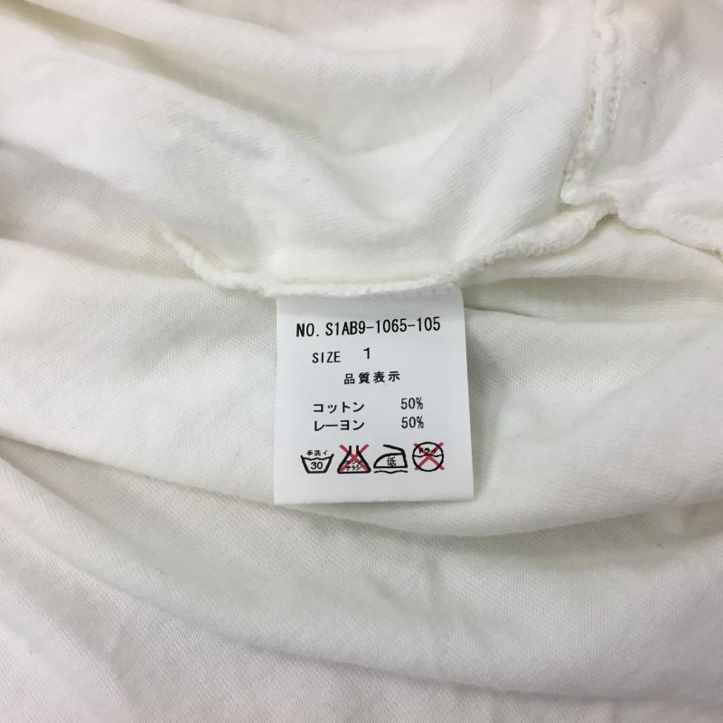 スライ SLY カットソー 長袖 1 プリント 白 / ホワイト / レディース USED 古着 中古 10000486