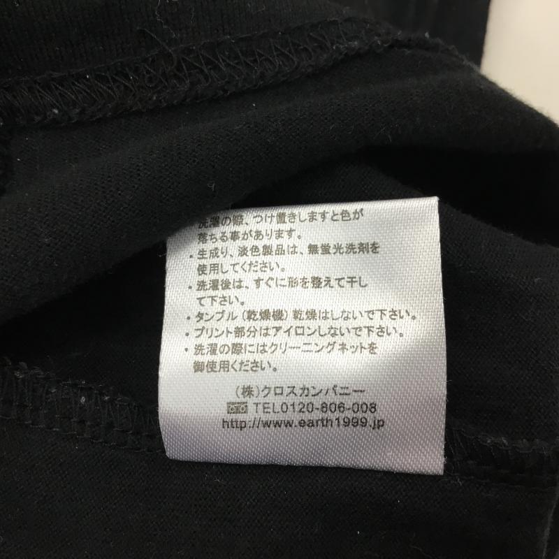 アースミュージックアンドエコロジー earth music&ecology Tシャツ 半袖 1 プリント 黒 / ブラック / X 白 / ホワイト / X 緑 / グリーン / X 桃 / ピンク / レディース USED 古着 中古 10000499
