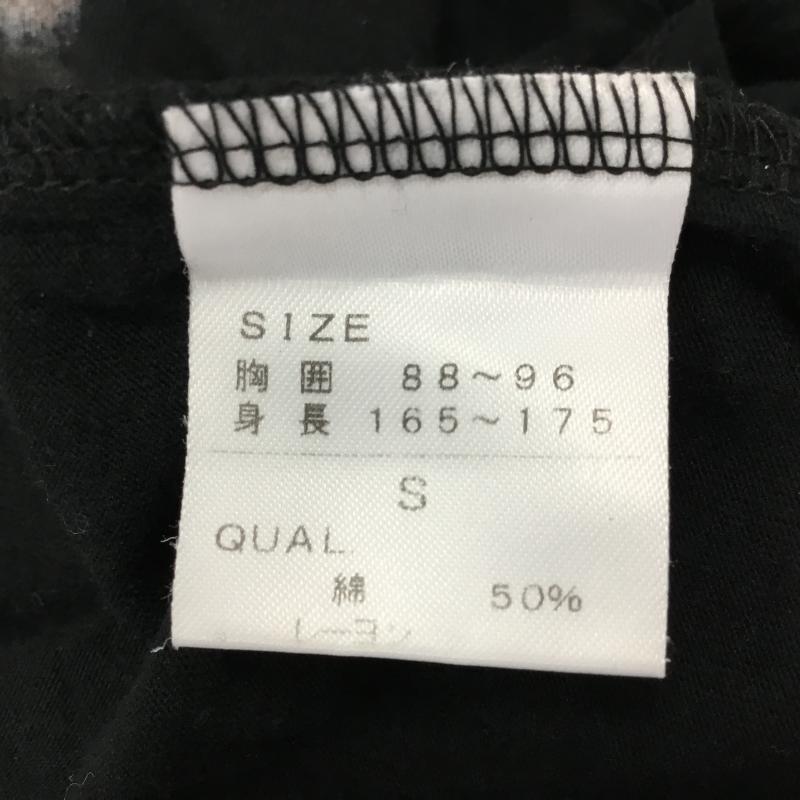 ステュディオス STUDIOUS Tシャツ 半袖 S プリント 黒 / ブラック / メンズ USED 古着 中古 10000501