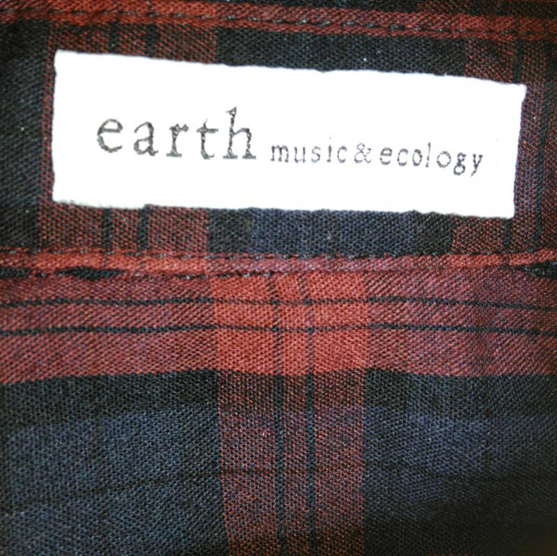アースミュージックアンドエコロジー earth music&ecology シャツ、ブラウス 長袖 FREE 赤 / レッド / X 紺 / ネイビー / X 黒 / ブラック / レディース USED 古着 中古 10000533