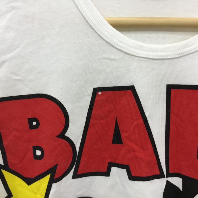 ベビードール Baby Doll Tシャツ 半袖 M プリント 白 / ホワイト / レディース USED 古着 中古 10000561
