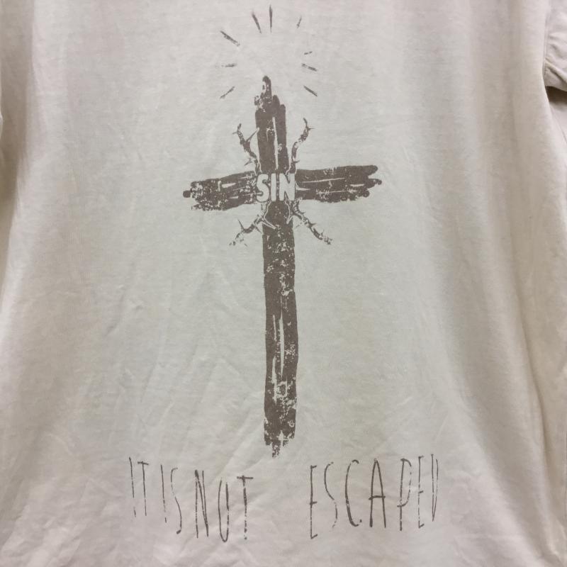 アールエヌエー RNA Tシャツ 半袖 M プリント ベージュ / ベージュ / レディース USED 古着 中古 10000568