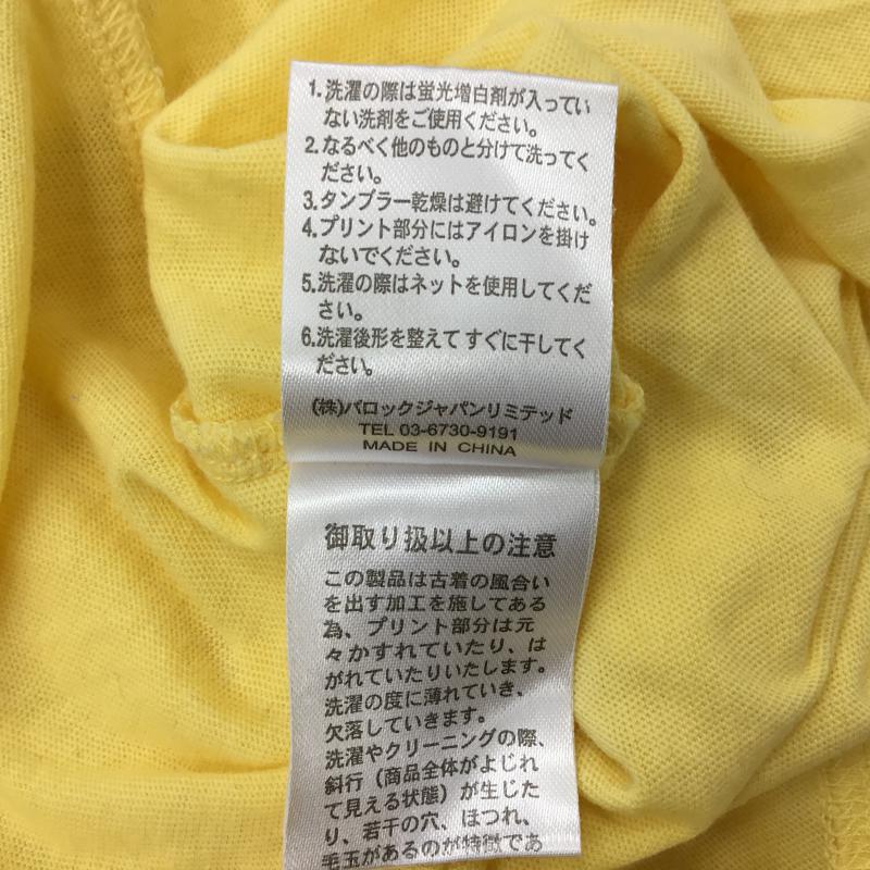 マウジー MOUSSY Tシャツ 半袖 1 プリント 黄 / イエロー / レディース USED 古着 中古 10000573