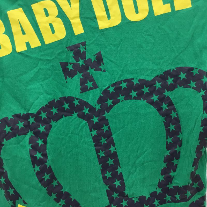 ベビードール Baby Doll Tシャツ 半袖 S プリント 緑 / グリーン / レディース USED 古着 中古 10000583